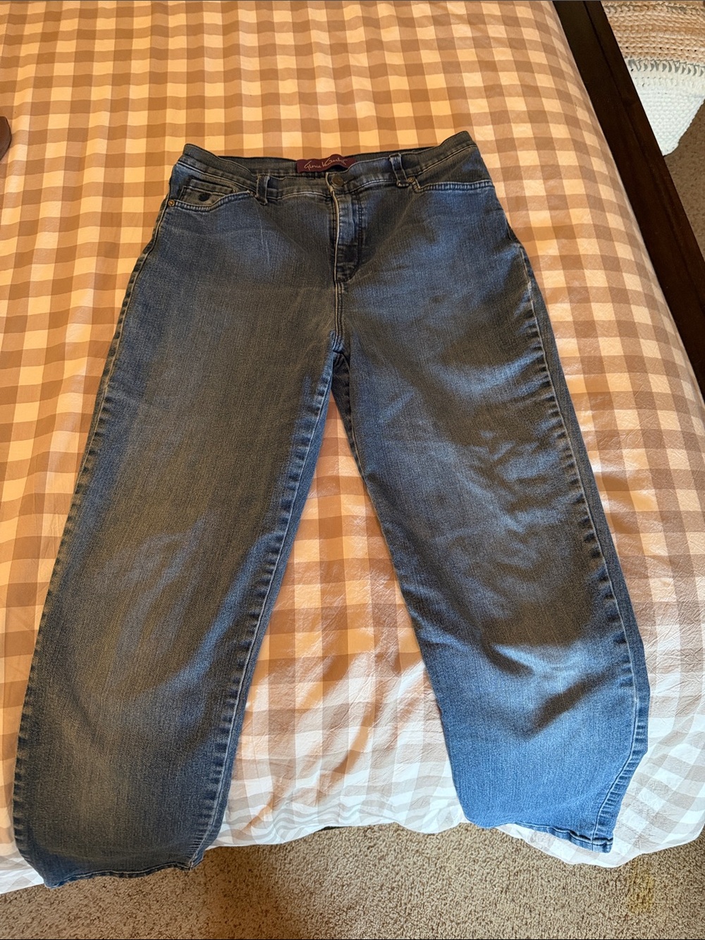 Gloria Vanderbilt Relaxed Fit Blue Boyfriend Jeans